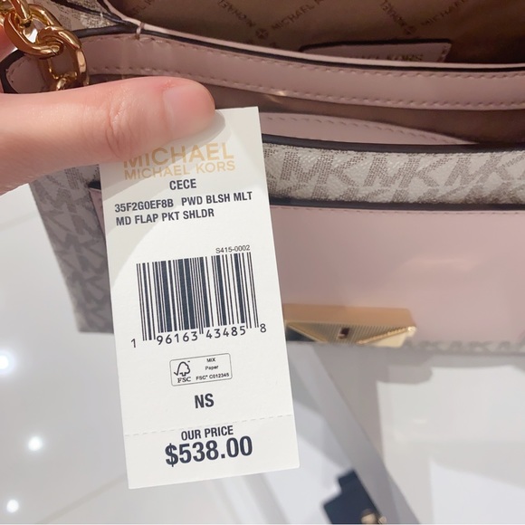 Michael Kors Cece Medium Shoulder Bag - Picture 6 of 10